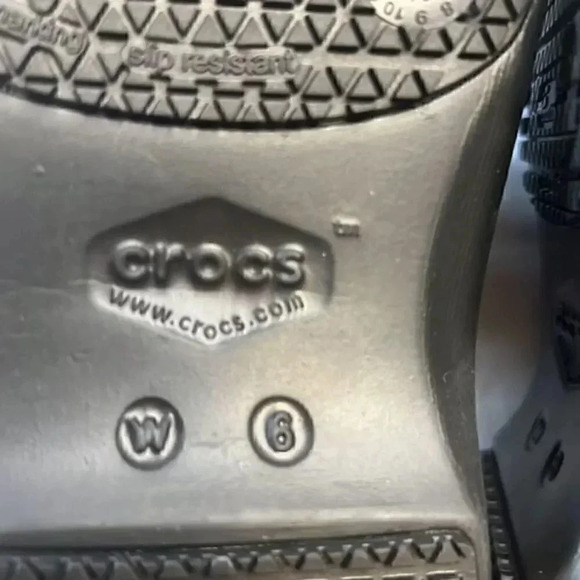 Crocs Neria Pro2 Slip Resistant Clogs size 6 in black NWOT - Picture 5 of 7